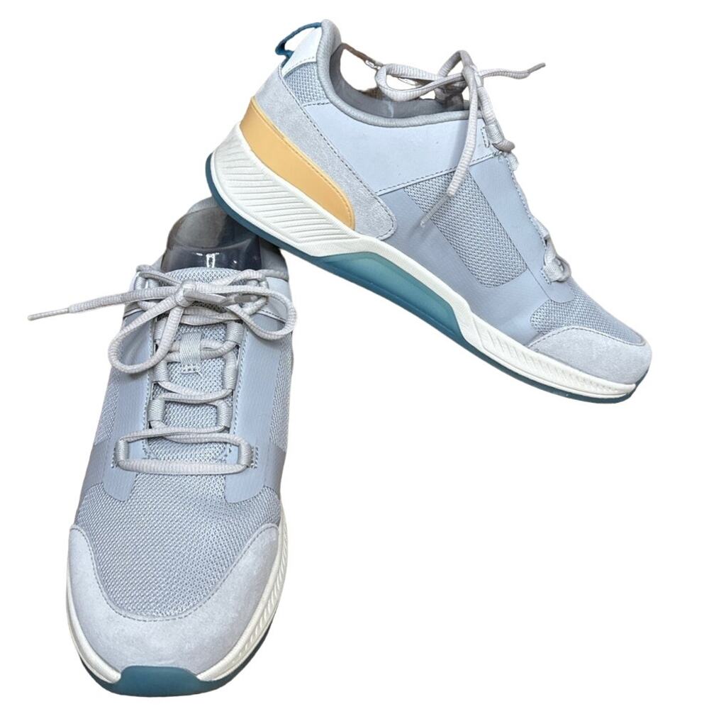 Vionic Fearless Leather Mesh Athletic Shoes Vapor Sherbet Size 10